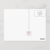 happy holi ：カラーと春のフェスティバル ポストカード (裏面)