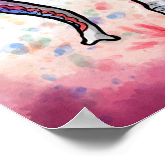 Happy Holi - Festival Colors ポスター (角)