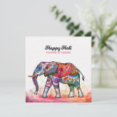 Happy Holi - Festival Colors 招待状 (スタンド正面)