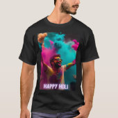 Happy Holi Festival Outfit Tシャツ (正面)