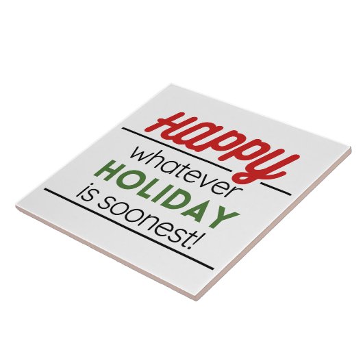 Happy holiday  タイル (側面)