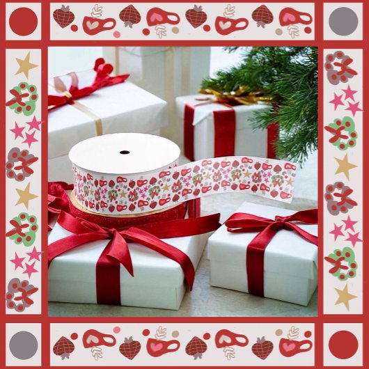 Happy Holiday Design グログランリボン