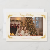 Happy holiday Flat Holiday Card シーズンカード (正面)