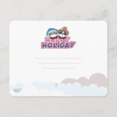Happy Holiday Panda エンクロージャーカード (裏面)
