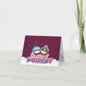 Happy Holiday Panda 招待状 (正面)