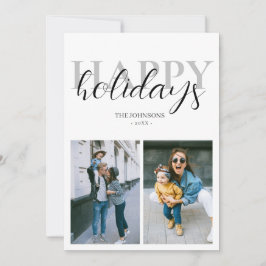 Happy Holidaysのモダン写真 シーズンカード