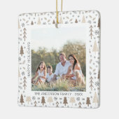 Happy Holidaysのモダン写真 セラミックオーナメント (左)