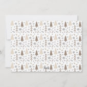 Happy Holidaysの写モダン真 シーズンカード (裏面)