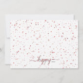 HAPPY Holidaysまたはハヌカー |カラーマッチング文字 シーズンカード (裏面)