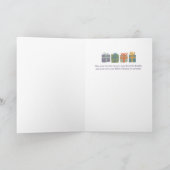 HAPPY HOLIDAYSギフトクリスマスドカスタムラフト シーズンカード (内部)