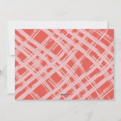 HAPPY HOLIDAYSシンプルクリスマス斜体の赤 シーズンカード (裏面)