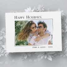 Happy Holidaysミニマスタイリッシュリストモダンの写真