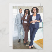 Happy Holidaysロゴスモダントの写企業の真 シーズンカード (裏面)