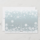 Happy Holidays写真クリスマスグリーティング シーズンカード (裏面)