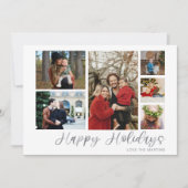 Happy Holidays シルバー6枚写真 (正面)