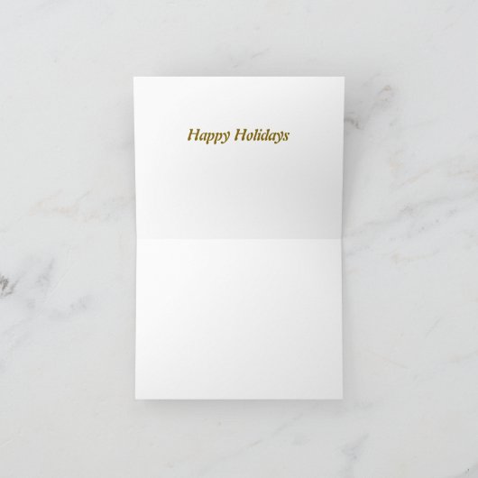 Happy holidays シーズンカード (内部)