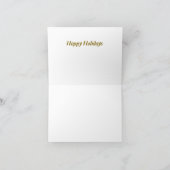 Happy Holidays シーズンカード (内部)