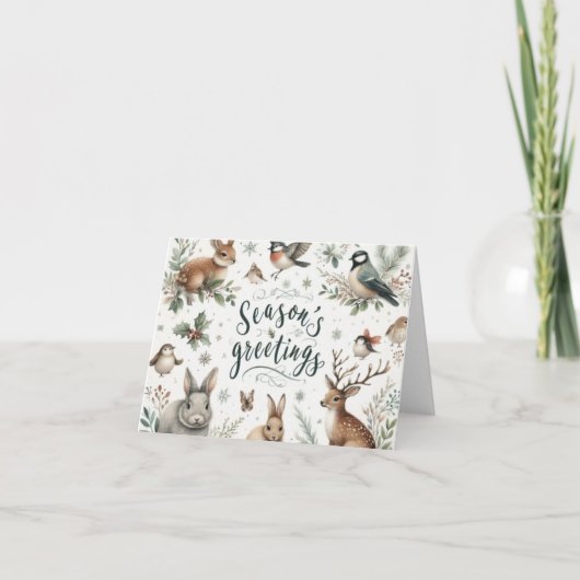 Happy holidays シーズンカード (正面)