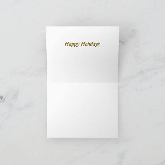 Happy Holidays シーズンカード (内部)