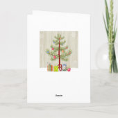 Happy Holidays シーズンカード (裏面)