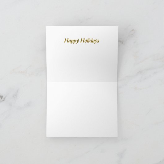 Happy holidays シーズンカード (内部)