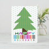 Happy Holidays シーズンカード (スタンド正面)