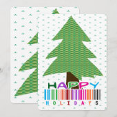 Happy Holidays シーズンカード (正面/裏面)