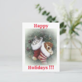 Happy Holidays !!! シーズンポストカード (スタンド正面)