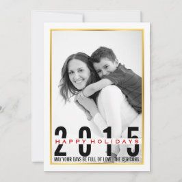 Happy Holidays モダン Christmasの写真 シーズンカード