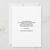 Happy Holidays モダン Christmasエレガント Photo シーズンカード (裏面)