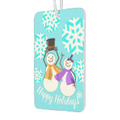 HAPPY HOLIDAYS ：冬の友だち カーエアーフレッシュナー (左)