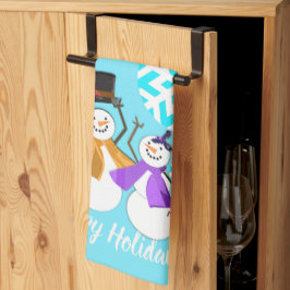 HAPPY HOLIDAYS ：冬の友だち キッチンタオル