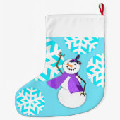 HAPPY HOLIDAYS :冬の友だち ラージクリスマスストッキング (裏面)