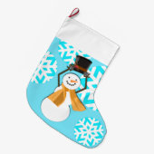 HAPPY HOLIDAYS ：冬の友人2-N-1 ラージクリスマスストッキング (正面 (吊り時))