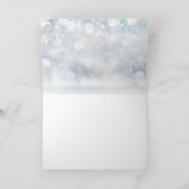 Happy Holidays 雪の写真 クラシック クリスマス (内部)
