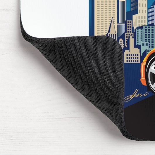 HAPPY_HOLIDAYS_CARD マウスパッド (コーナー)