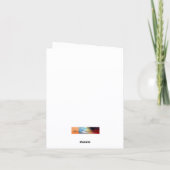 Happy Holidays Card by Alicia McDaniel Fine Art カード (裏面)