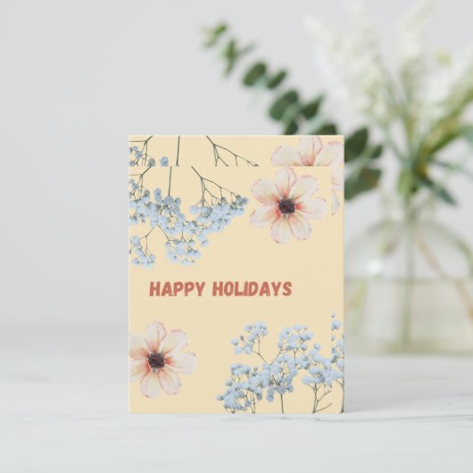 Happy Holidays carde シーズンカード (スタンド正面)