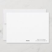 Happy Holidays Cardinal in Snow シーズンカード (裏面)