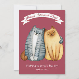 Happy Holidays Cat Valentine's Love シーズンカード