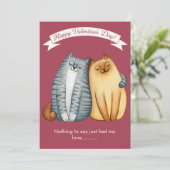 Happy Holidays Cat Valentine's Love シーズンカード (スタンド正面)