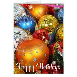 Happy Holidays Christmas Greeting Card
