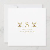 Happy Holidays Christmas Married & Bright Newlywed (裏面)