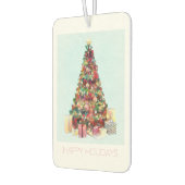 Happy Holidays. Christmas Tree カーエアーフレッシュナー (左)