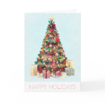 Happy Holidays. Christmas Tree