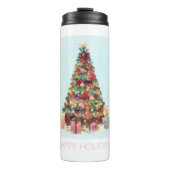 Happy Holidays. Christmas Tree タンブラー (正面)