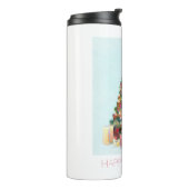 Happy Holidays. Christmas Tree タンブラー (回転左)