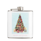 Happy Holidays. Christmas Tree フラスク (正面)