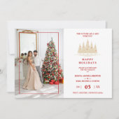Happy Holidays Christmas Trees Photo 結婚's (正面)