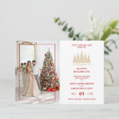 Happy Holidays Christmas Trees Photo 結婚's (スタンド正面)